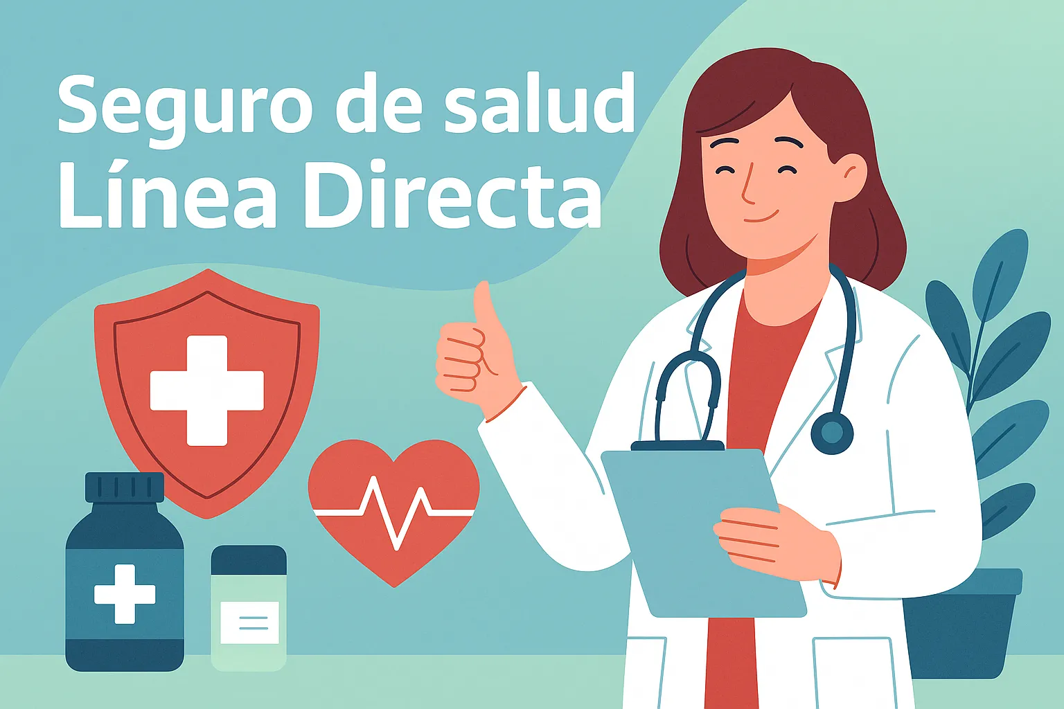 Portada para los seguros de salud de Línea Directa.