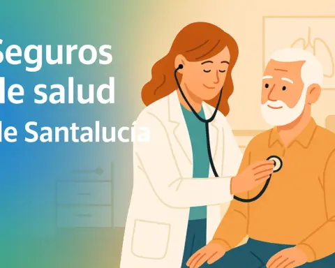 Portada para el seguro de salud de Santalucía.