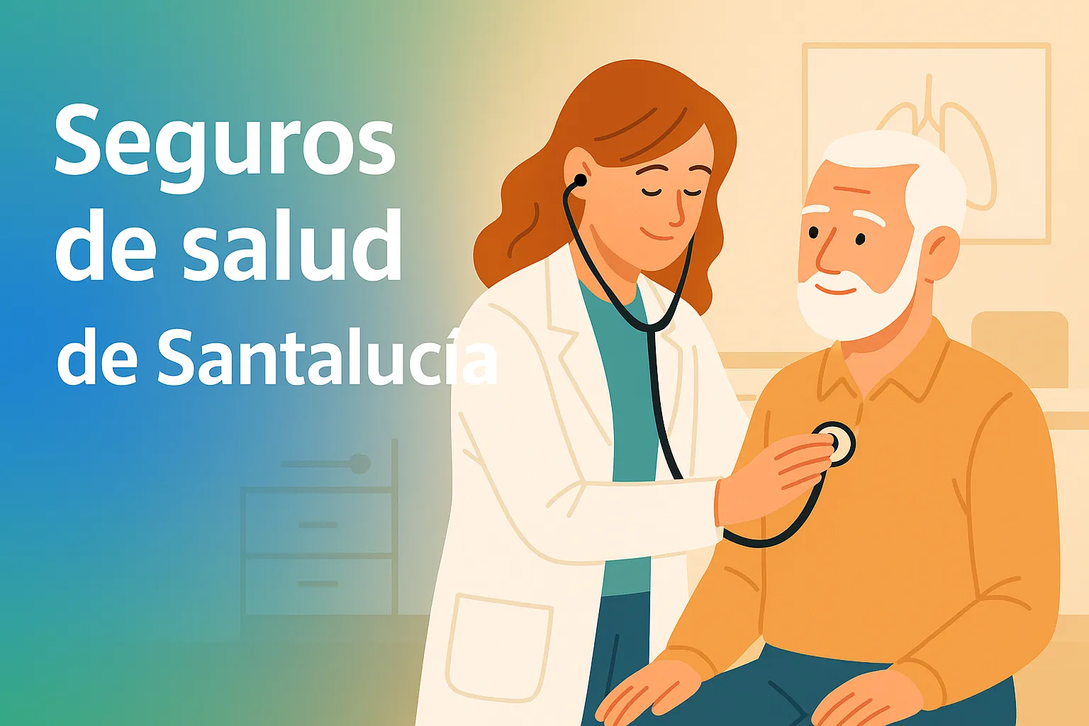 Portada para el seguro de salud de Santalucía.